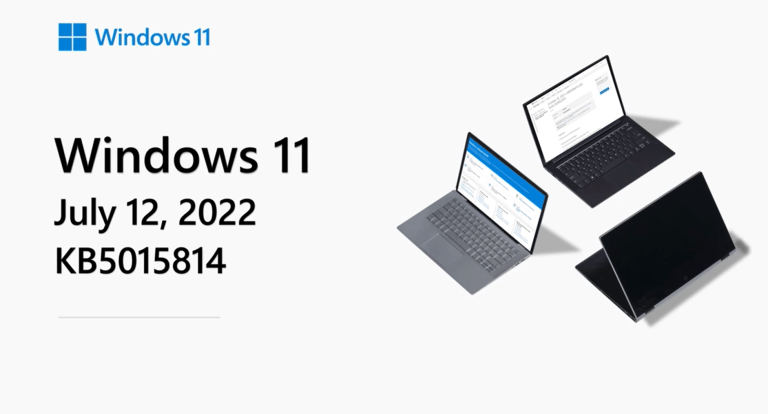 Windows 11 Actualización Julio 12 2022 - KB5014814