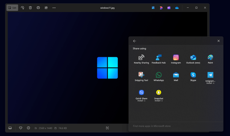 Microsoft mejora la función de compartir de Windows
